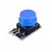 15Pcs 12x12mm Key Switch Module Touch Tact Switch Push Button Non  locking With Cap Red Black Yellow Green Blue