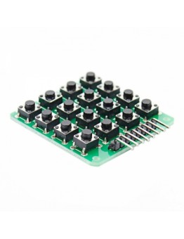 4 x 4 16  Key MCU Extension Matrix Keyboard Module for   Work with Official  Boards  Green