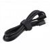 Type-C / USB-C Male to Female Power Adapter Charger Cable, Length: 1.5m (Black)