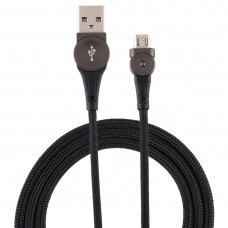 USB to Micro USB Rotatable Connector Braided Data Cable, Cable Length: 1m