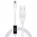 F8 USB to Type-C / USB-C Charging Cable with LED Display Screen