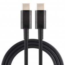 PD 5A USB-C / Type-C Male to USB-C / Type-C Male Fast Charging Cable, Cable Length: 1m (Black)
